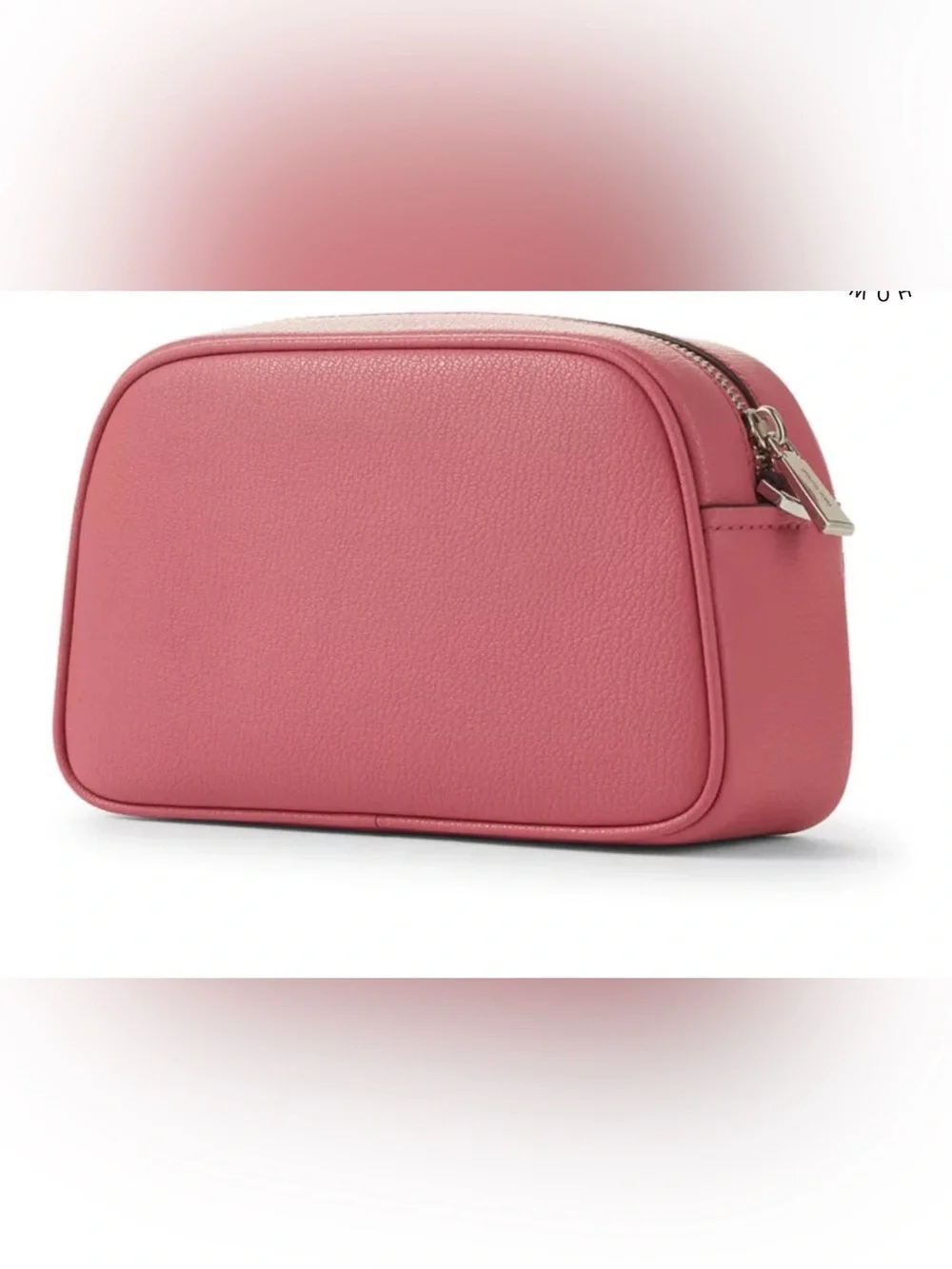 Michael Kors Rosewood Pebbled Leather Crossbody with Heart Charm Strap. So 🥰
